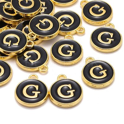 Golden Plated Alloy Charms ENAM-S118-02G-1