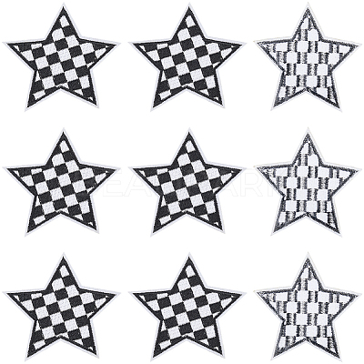 20Pcs Polyester Clothing Patches DIY-CY0002-35A-1