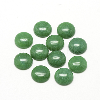 Natural White Jade Cabochons G-R416-8mm-08-1