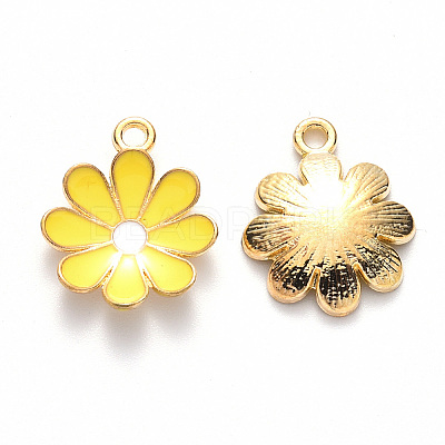 Alloy Enamel Pendants X-ENAM-S121-116-G-1