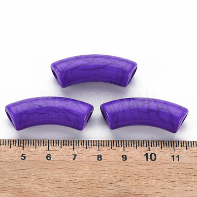 Opaque Crackle Acrylic Beads MACR-S372-001N-004-1