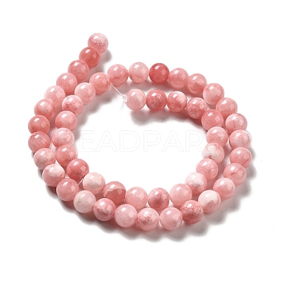 Natural Green Jade Beads Strands X-G-G757-04-10mm-1