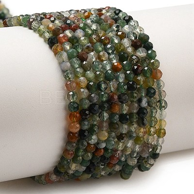 Natural Indian Agate Beads Strands G-J002-03K-1