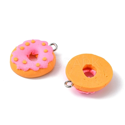 20Pcs Resin & Handmade Polymer Clay  Pendants FIND-FS0001-20-1