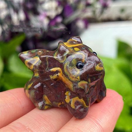 Natural Mookaite Carved Figurines Statues for Home Desktop Decoration PW-WG05555-11-1