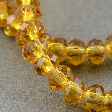 Transparent Glass Beads Strands GLAA-R135-2mm-01-1