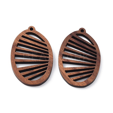 Walnut Wood Laser Cut Pendants WOOD-Q051-01H-1