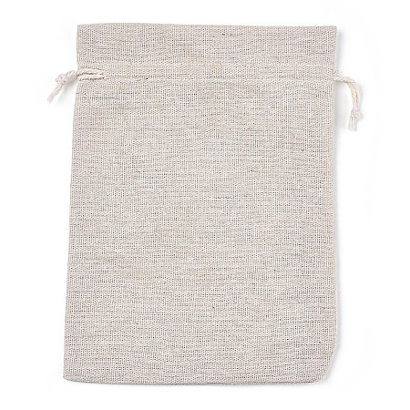 Cotton Cloth Packing Pouches Drawstring Bags ABAG-R011-15X20-01-1
