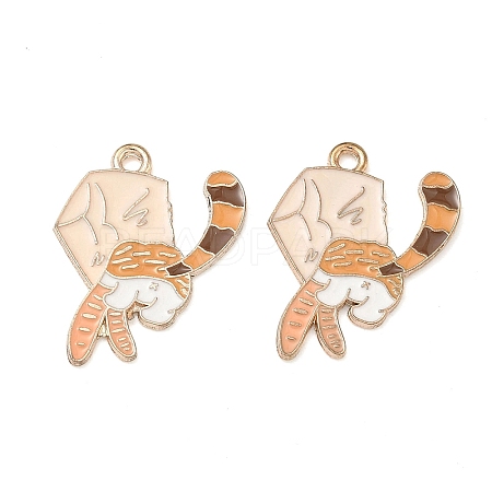 Alloy Enamel Pendants ENAM-A013-01C-G-1