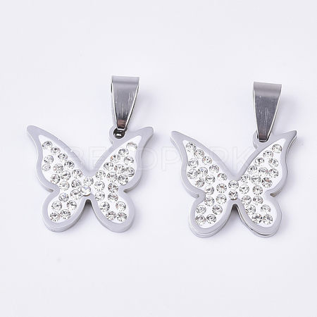 201 Stainless Steel Pendants STAS-N089-17P-1