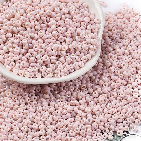 8/0 Baking Paint Glass Seed Beads SEED-M012-02A-38-1