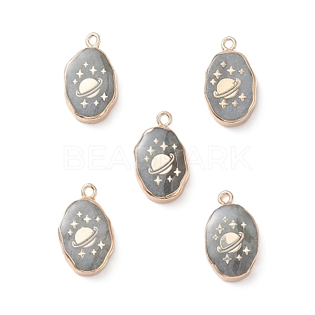 Natural Labradorite Pendants G-K333-01L-1