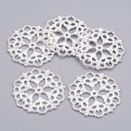 Tibetan Style Filigree Joiners Links TIBE-A11623-S-FF-1