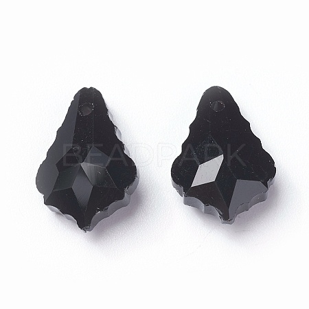 Faceted Glass Pendants GLAA-F068-C31-1