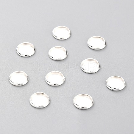304 Stainless Steel Cabochon Settings X-STAS-Y001-12A-S-1