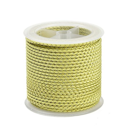 11M Polyester Braided Cord with Cotton Core & Metallic Thread OCOR-Z006-01-14-1
