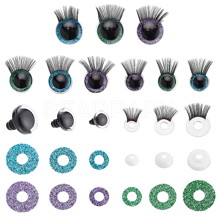   18 Sets Craft Resin Doll Eyes DOLL-PH0001-34-1