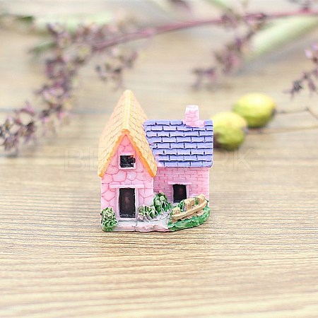 Resin Villa House Figurines Display Decorations WG62779-01-1