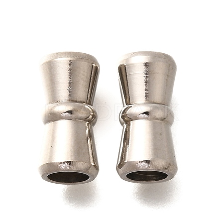 201 Stainless Steel Beads STAS-P381-01B-P-1