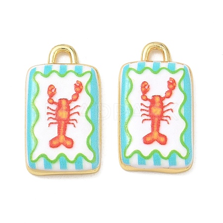 Printed Brass Pendants KK-CBAF9BC-16G-01-1