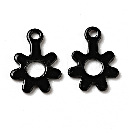 Spray Painted 201 Stainless Steel Charms STAS-G304-22B-1