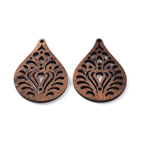 Walnut Wood Laser Cut Pendants WOOD-Q051-03A-1