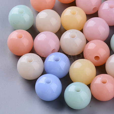 Imitation Jelly Acrylic Beads JACR-T001-002-1