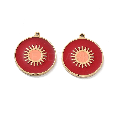 Ion Plating(IP) 304 Stainless Steel Pendants LS-STAS-P339-07G-01-1
