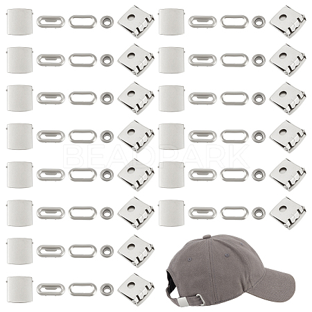 40Sets Iron Baseball Hat Cap Buckle Strap Clasp Clip Kit FIND-BC0014-10P-1