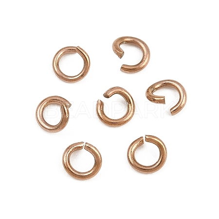 304 Stainless Steel Open Jump Rings STAS-M235-02D-RG-1