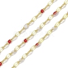 Rack Plating Brass Dapped Chains AJEW-Q153-03G-10-1