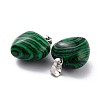 Synthetic Malachite Pendants G-I311-A32-3