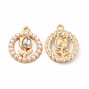 ABS Plastic Imitation Pearl Pendants FIND-A025-11G-1
