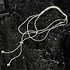 Stainless Steel Snake Chain Slider Lariat Necklaces for Women FS-WG85452-01-3