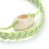 Waxed Cotton Cord Bracelets Sets BJEW-JB05139-03-3