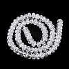 Crackle Transparent Glass Beads Strands GLAA-N069-02A-10-2