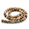 Natural Crazy Agate Beads Strands G-G763-10-8mm-2