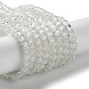 Crackle Glass Beads Strands X-CCG-Q001-4mm-01-2