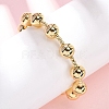 Brass Round Beads Slider Bracelets for Women LS-BJEW-D357-06A-G-1