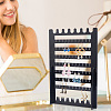 9-Tier Rectangle Acrylic Earring Display Organizer Stands EDIS-WH0029-76-6