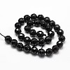 Natural Black Onyx Beads Strands G-G736-14B-6mm-2