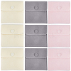 CRASPIRE 3 Colors Square Velvet Jewelry Bags TP-CP0001-03A-1