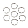 304 Stainless Steel Closed Jump Rings STAS-G393-06P-15-1