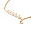 Adjustable Natural Pearl Beads Slider Bracelets BJEW-JB06525-5