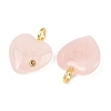 Natural Rose Quartz Pendants G-D104-01G-09-2