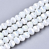 Electroplate Glass Beads Strands EGLA-S194-01A-A08-1
