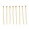 Brass Ball Head Pins X-KK-G331-10-0.6x25-2