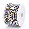Brass Rhinestone Strass Chains CHC-T001-SS28-02S-3