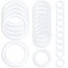 30Pcs 3 Styles PE Plastic Findings FIND-CY0001-68-1