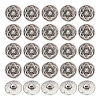 30Pcs Zinc Alloy Shank Buttons BUTT-GO0001-01-1